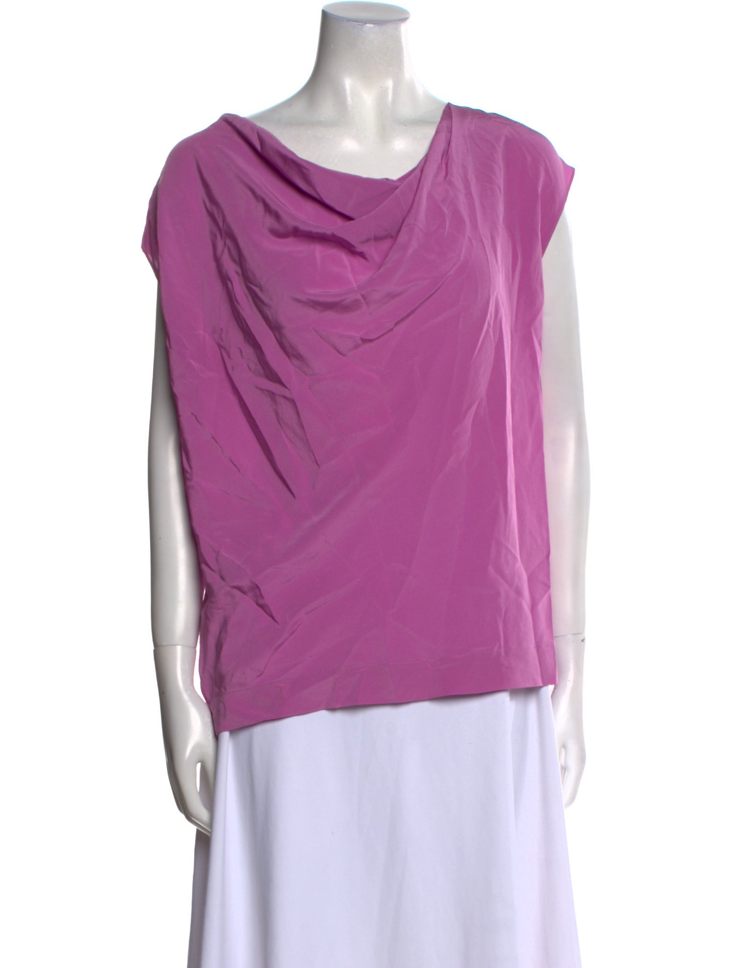 Escada Silk Cowl Neck Top