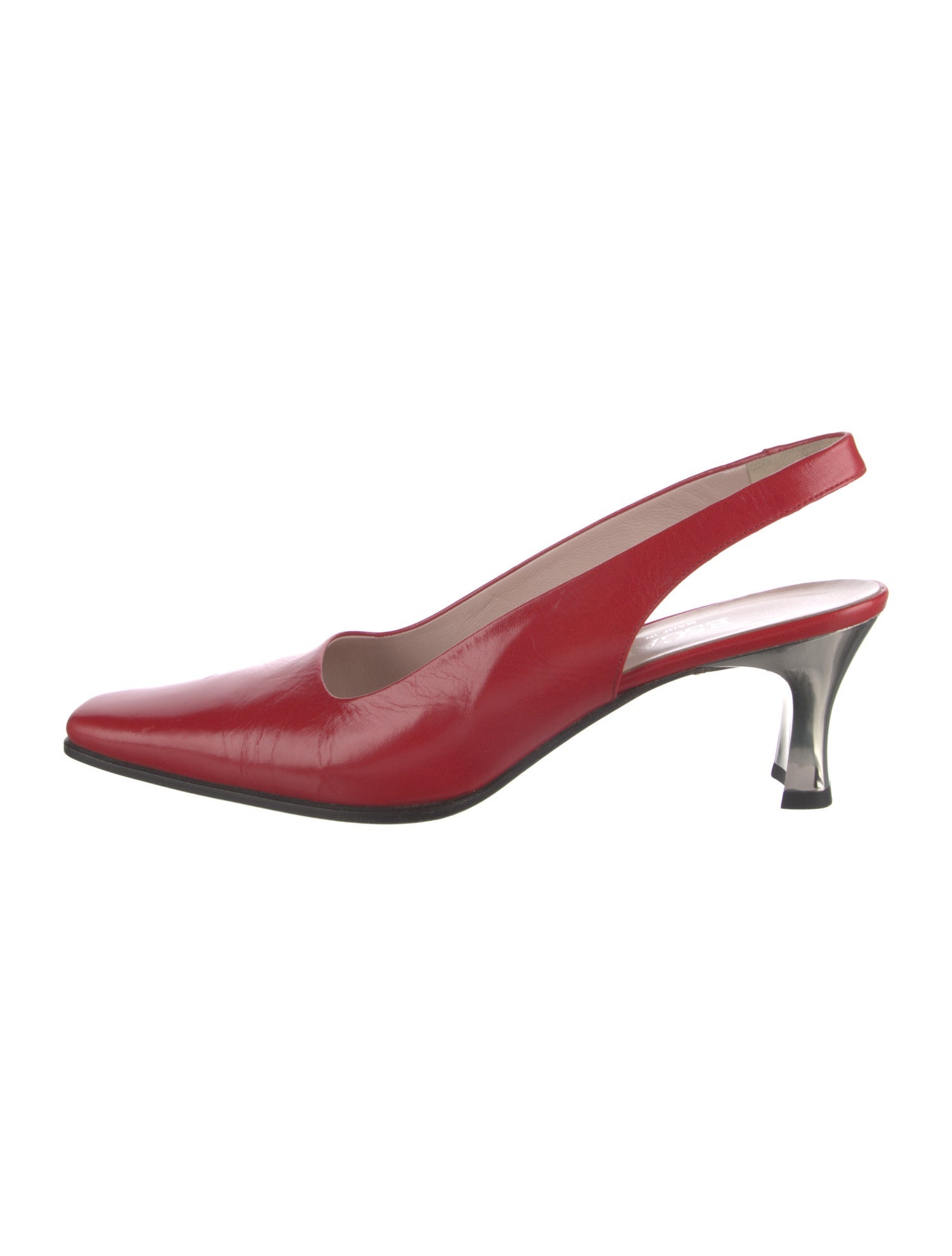 Escada Vintage Leather Slingback Pumps