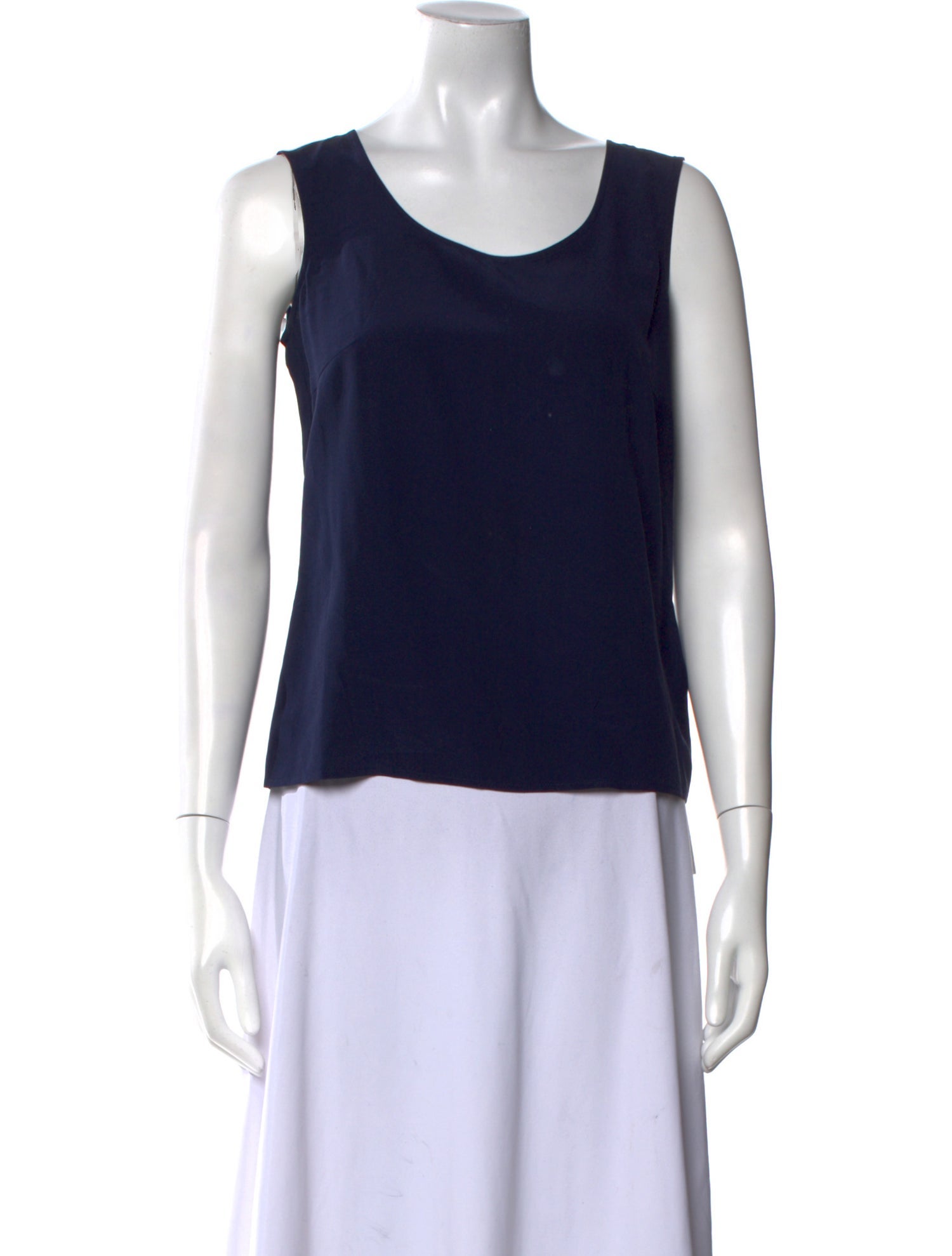 Escada Silk Scoop Neck Top