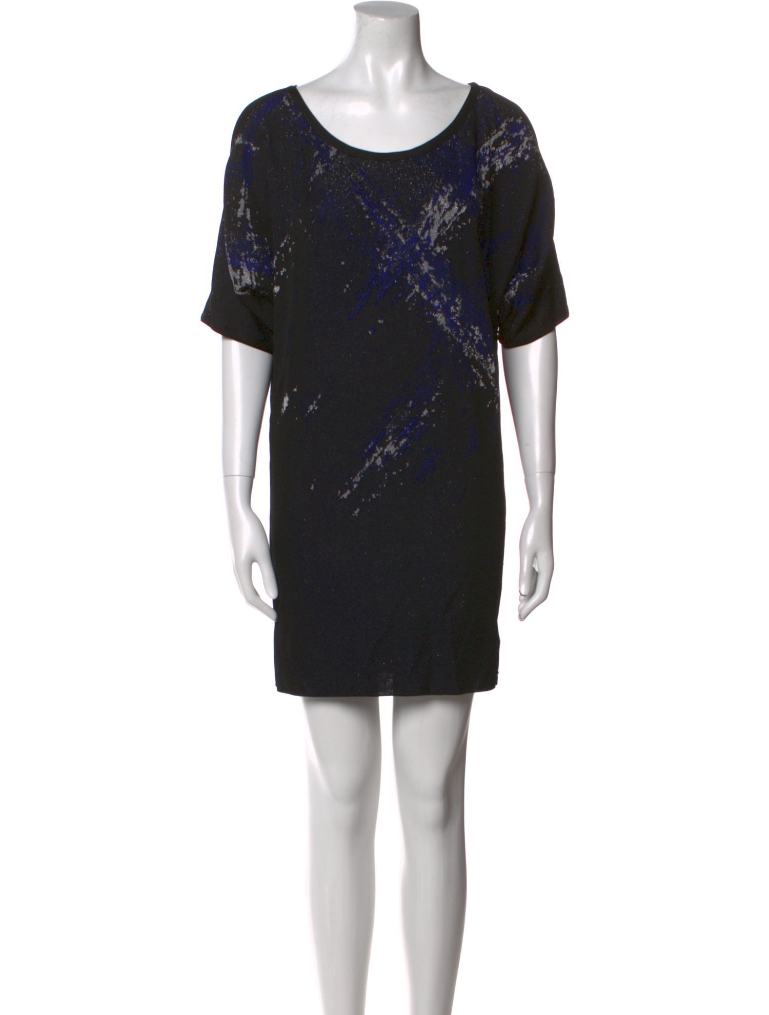 Escada Scoop Neck Mini Dress