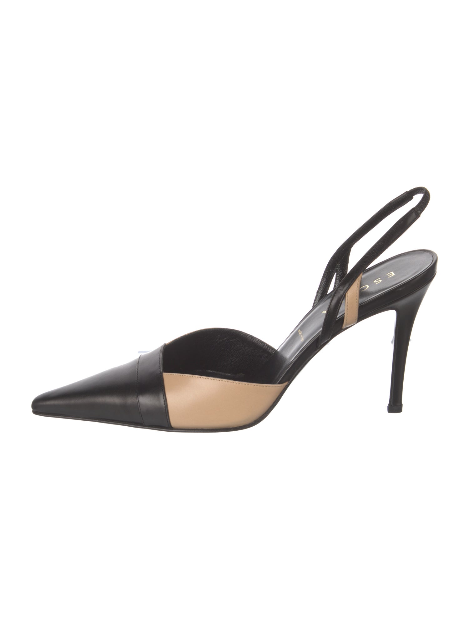 Escada Vintage Leather Slingback Pumps
