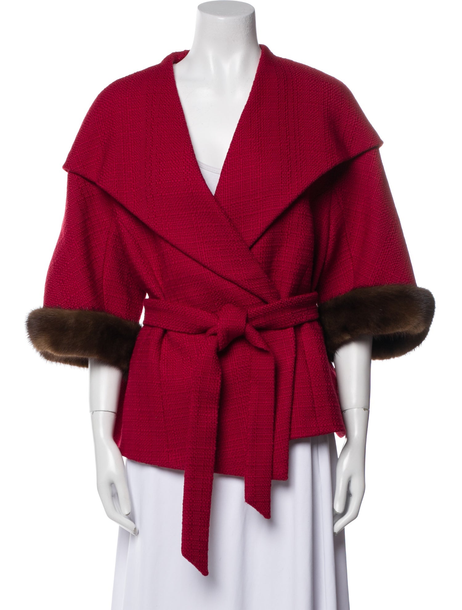 Escada Wool Fur Jacket