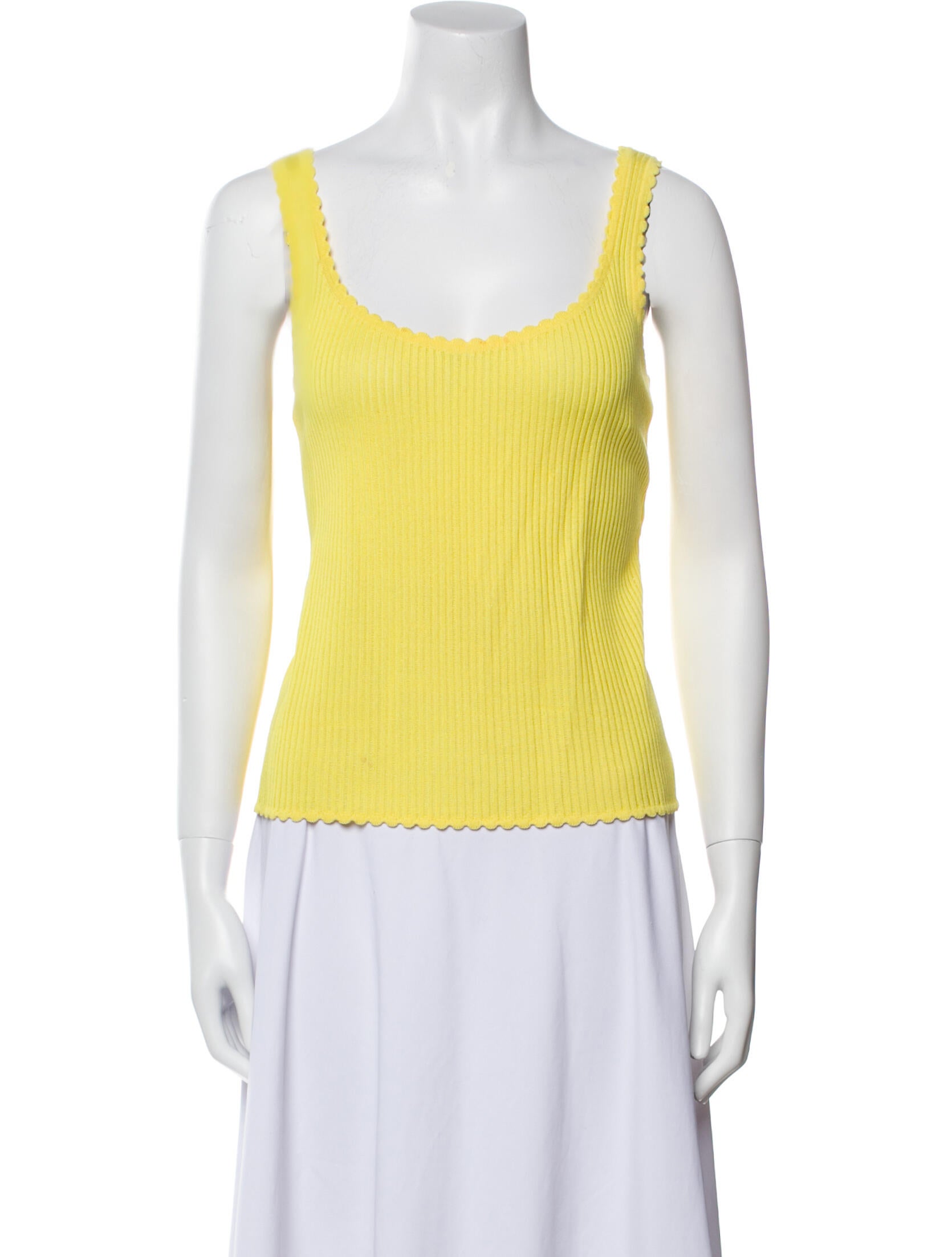 Escada Scoop Neck Sleeveless Top
