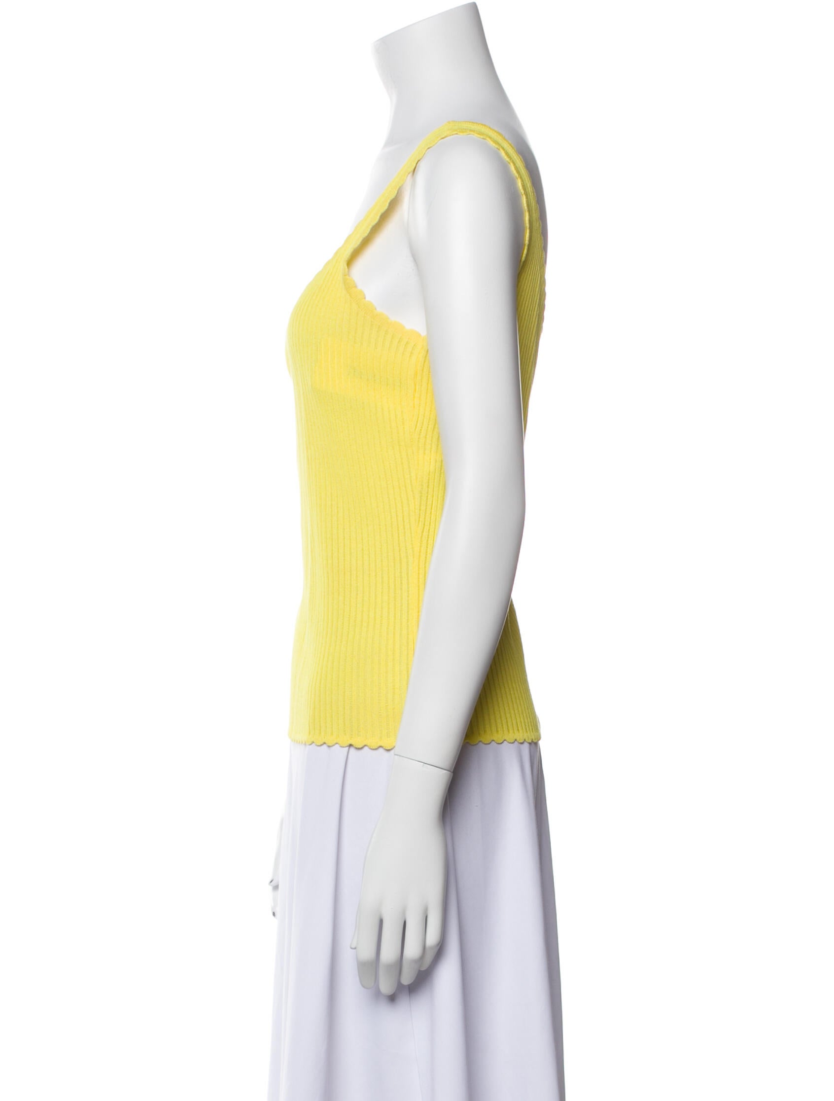 Escada Scoop Neck Sleeveless Top