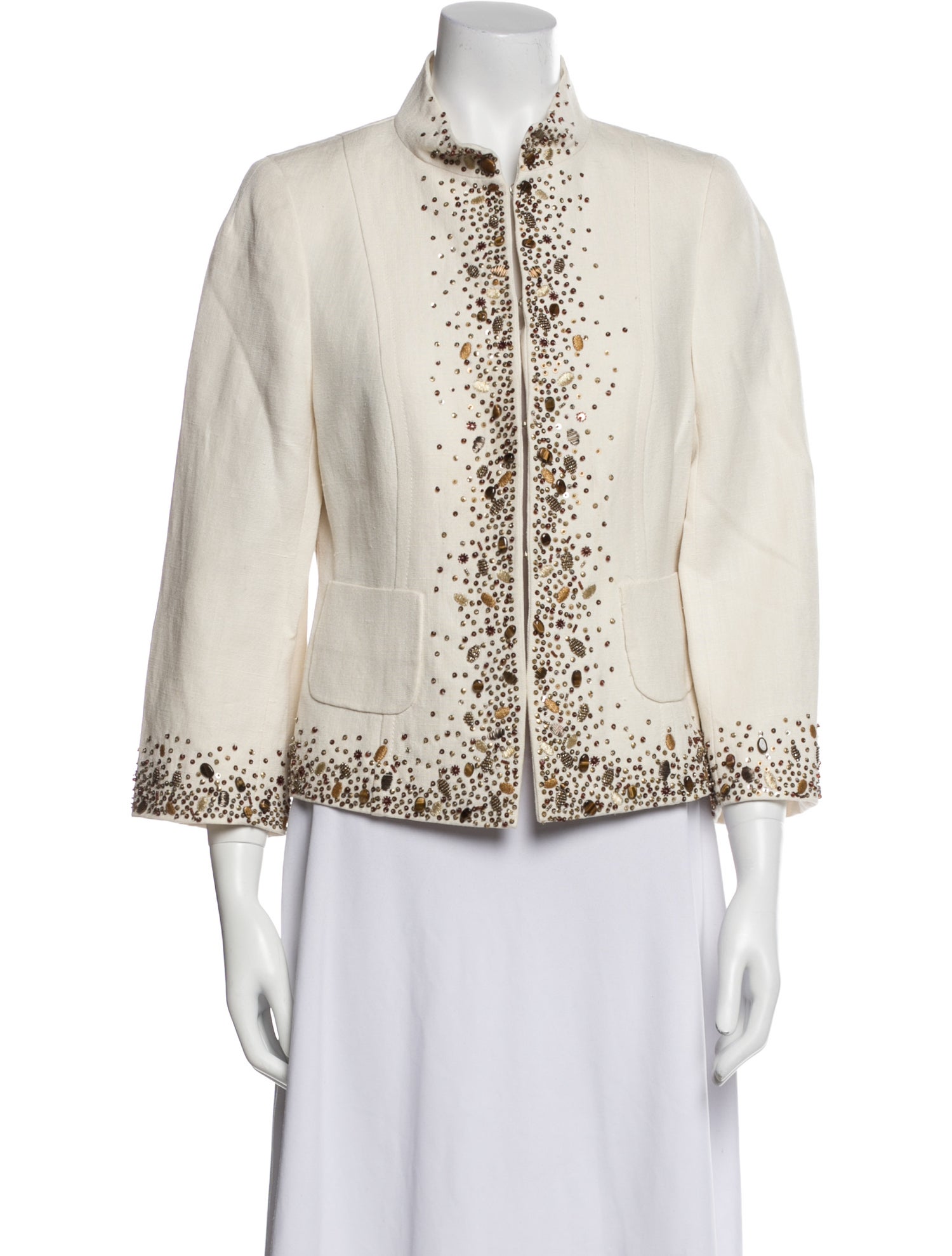 Escada Silk Printed Evening Jacket