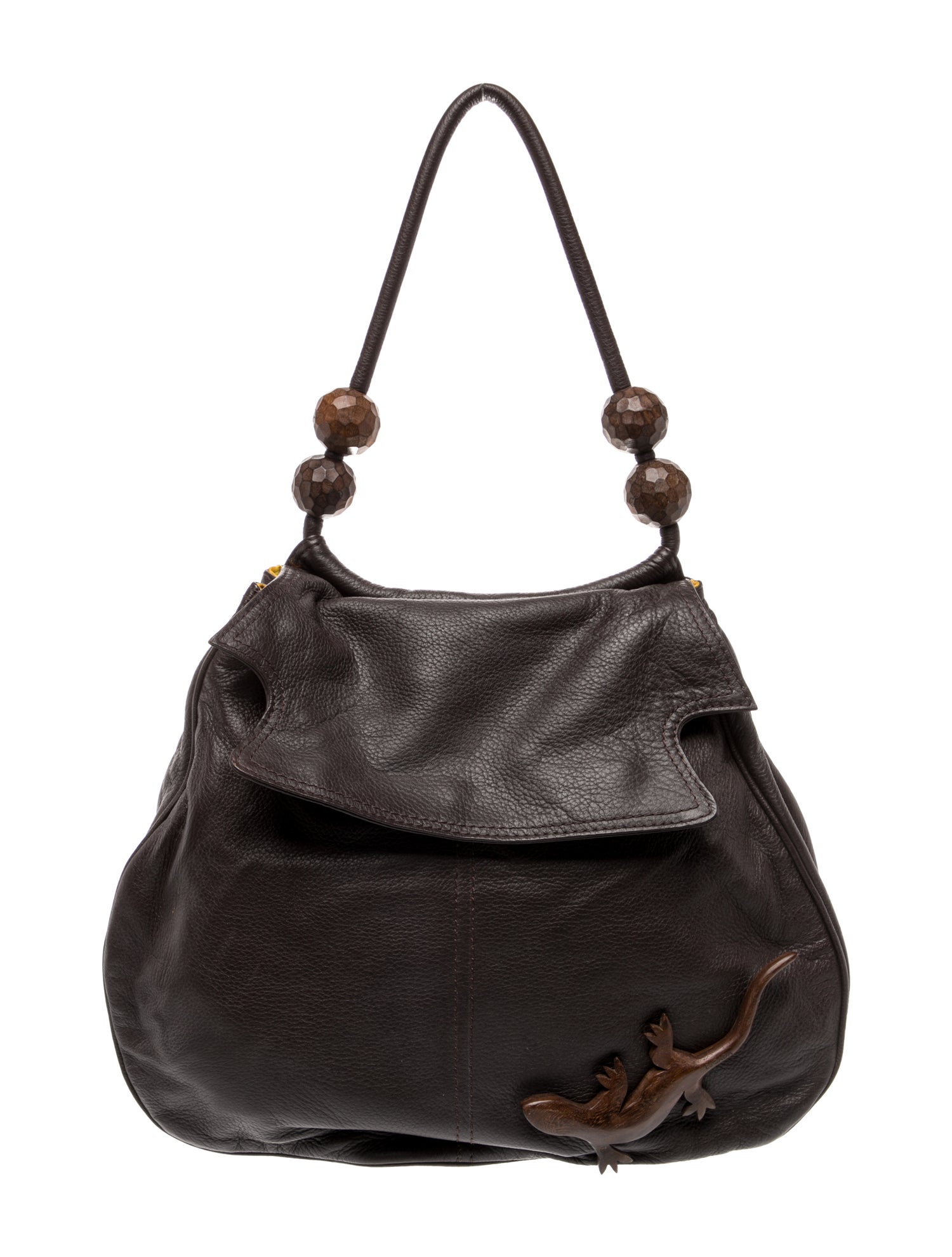 Escada Leather Top Handle Bag