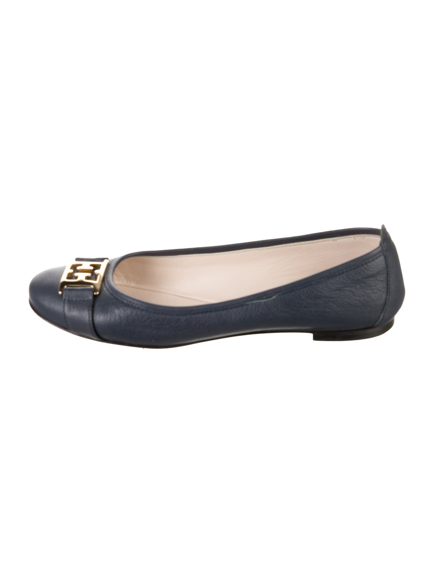 Escada Leather Ballet Flats
