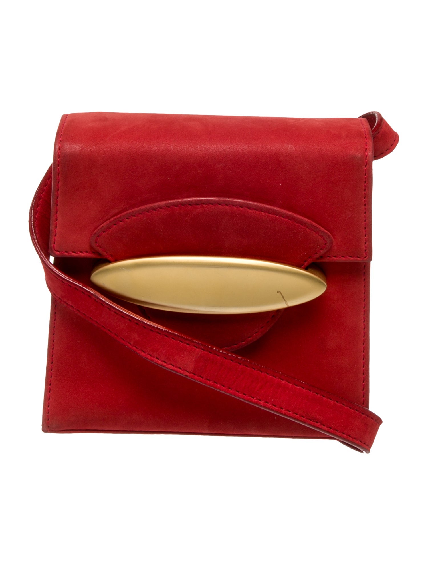 Escada Suede Crossbody Bag