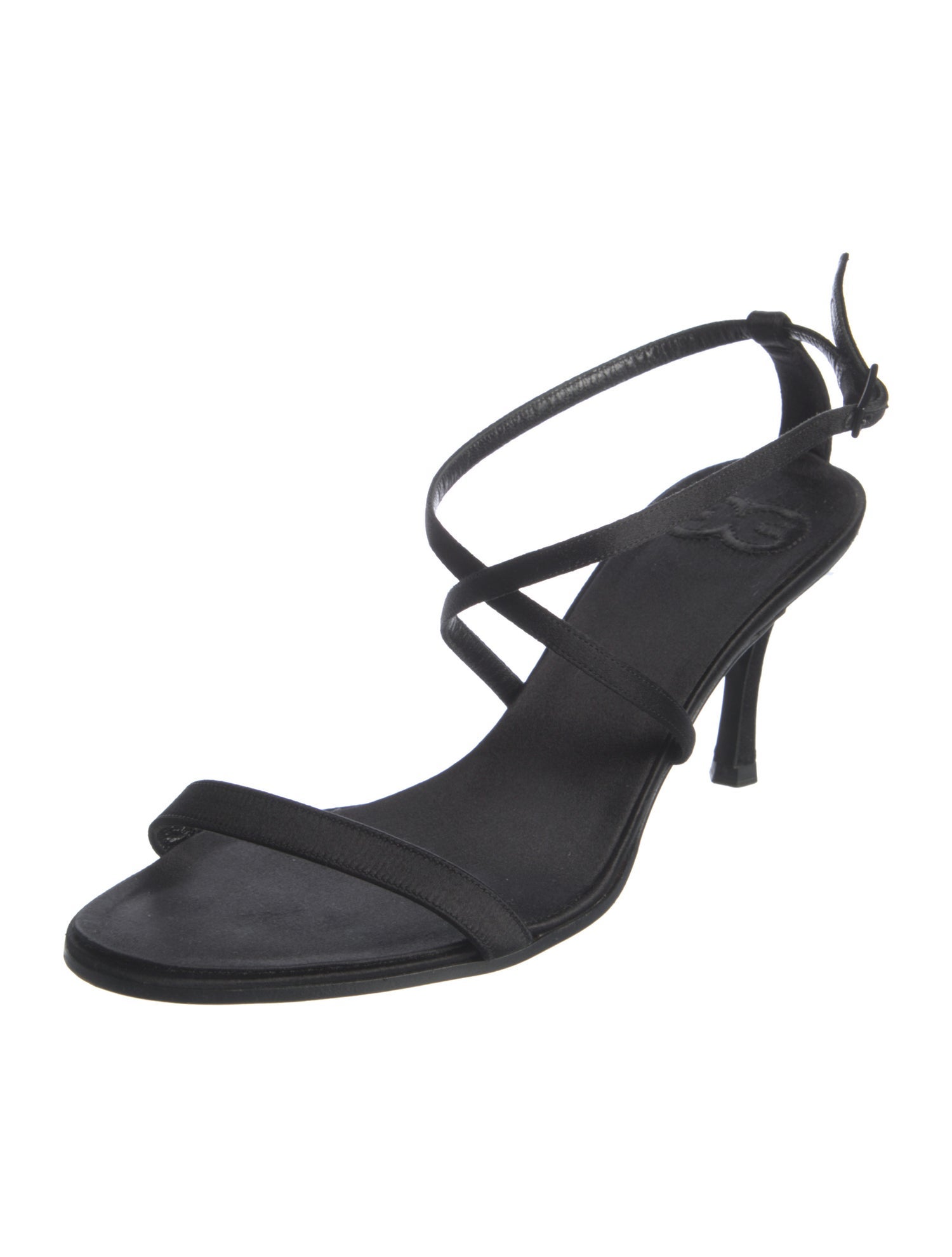 Escada Leather Slingback Sandals