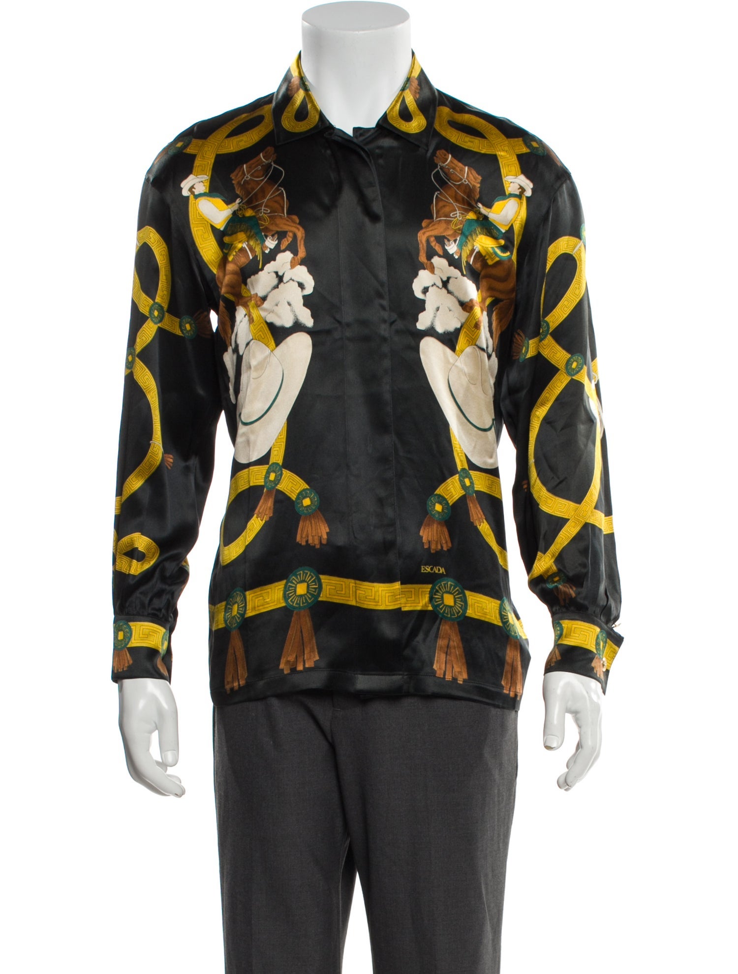 Escada Printed Long Sleeve Shirt