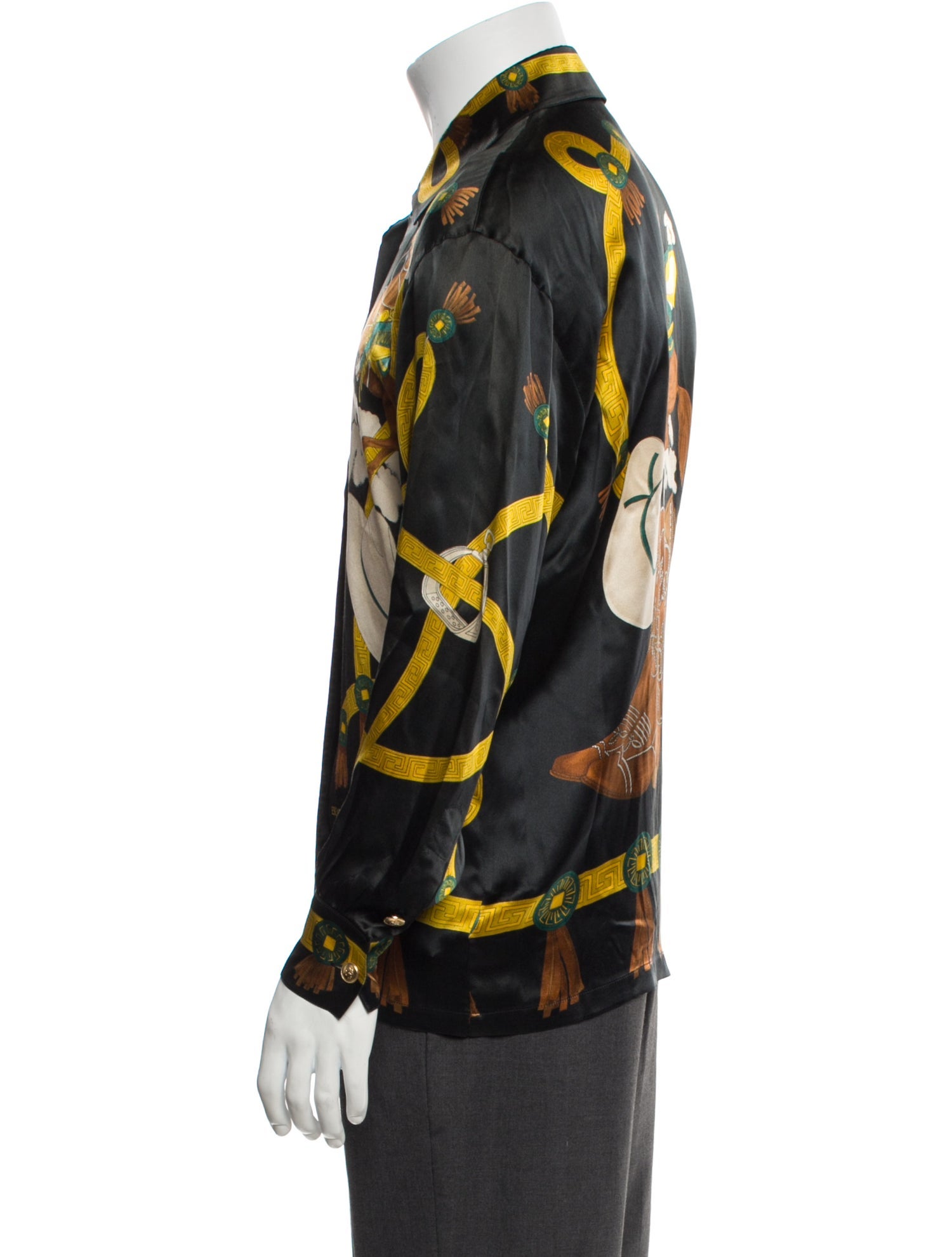 Escada Printed Long Sleeve Shirt