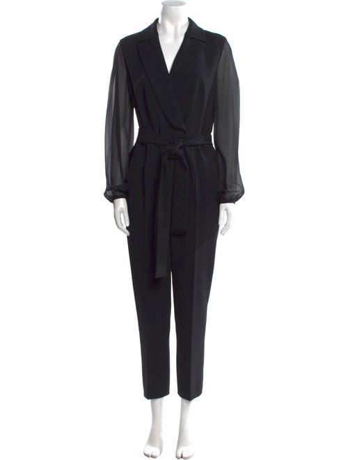 Escada V-Neck Jumpsuit