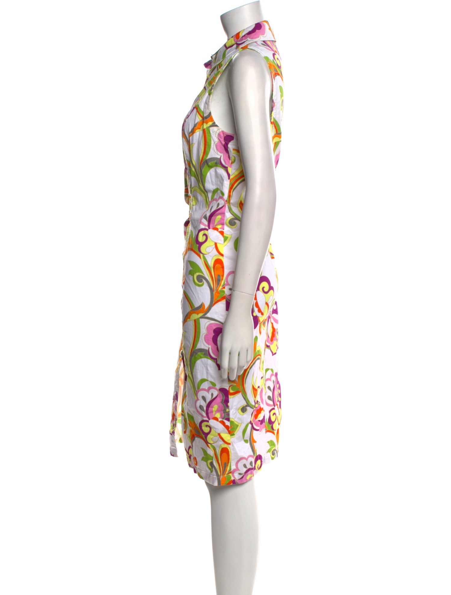 Escada Printed Midi Length Dress