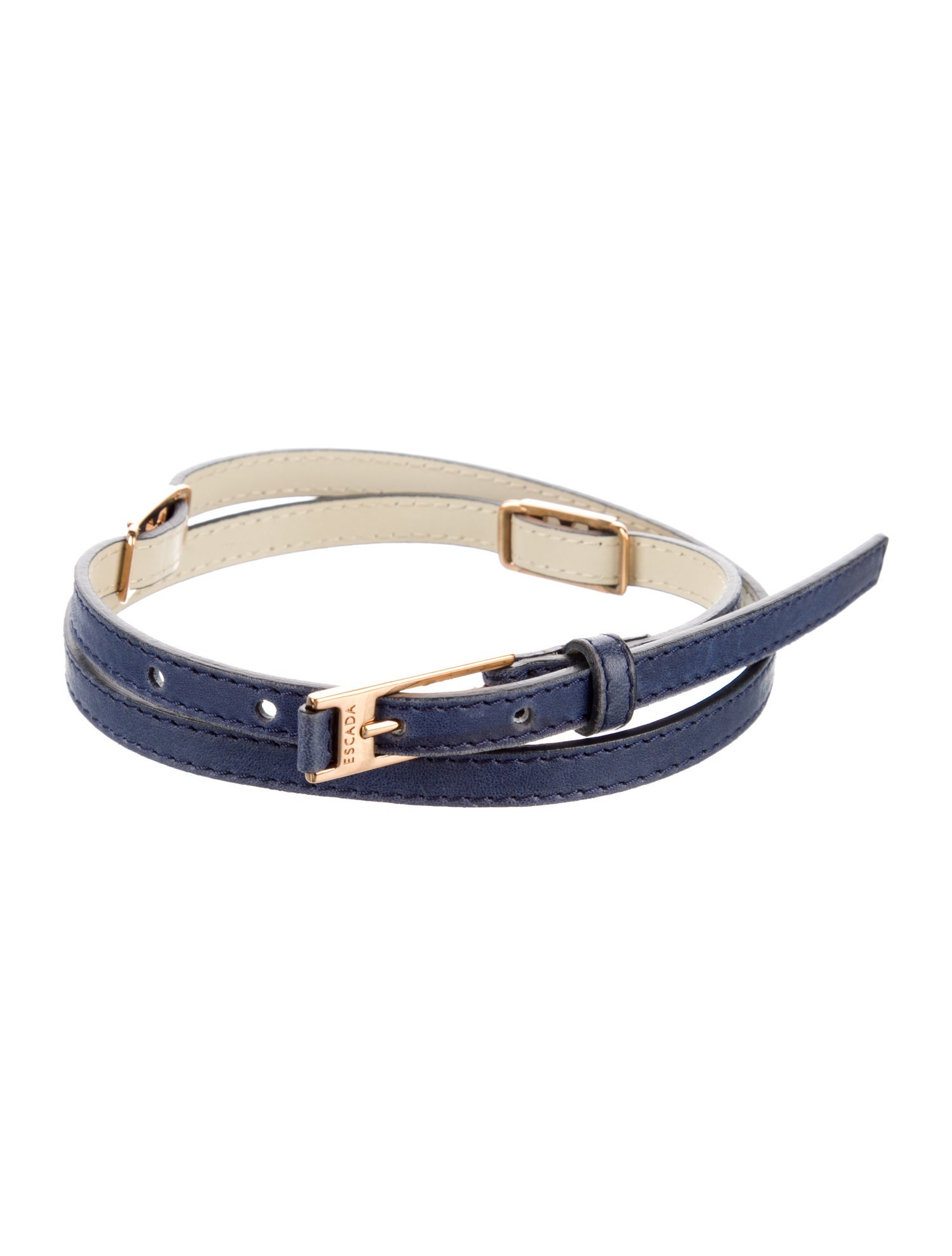 Escada Skinny Leather Belt
