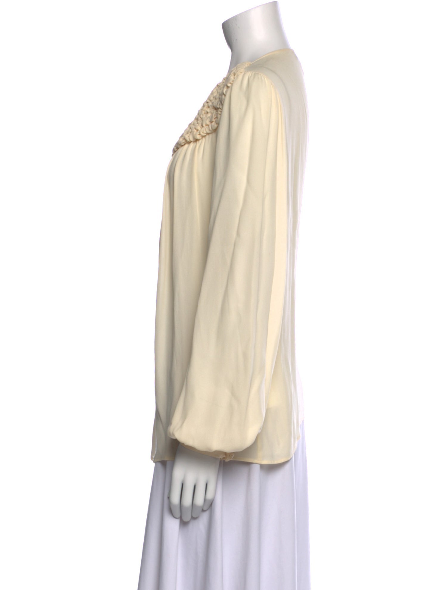 Escada Silk Scoop Neck Blouse