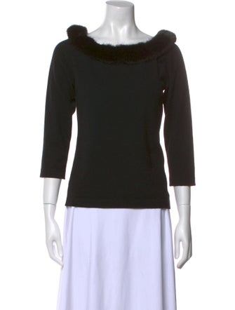 Escada Scoop Neck Sweater