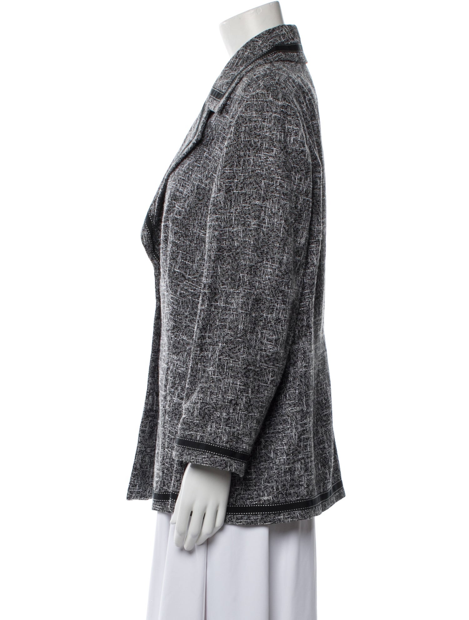 Escada Tweed Tweed Pattern Blazer