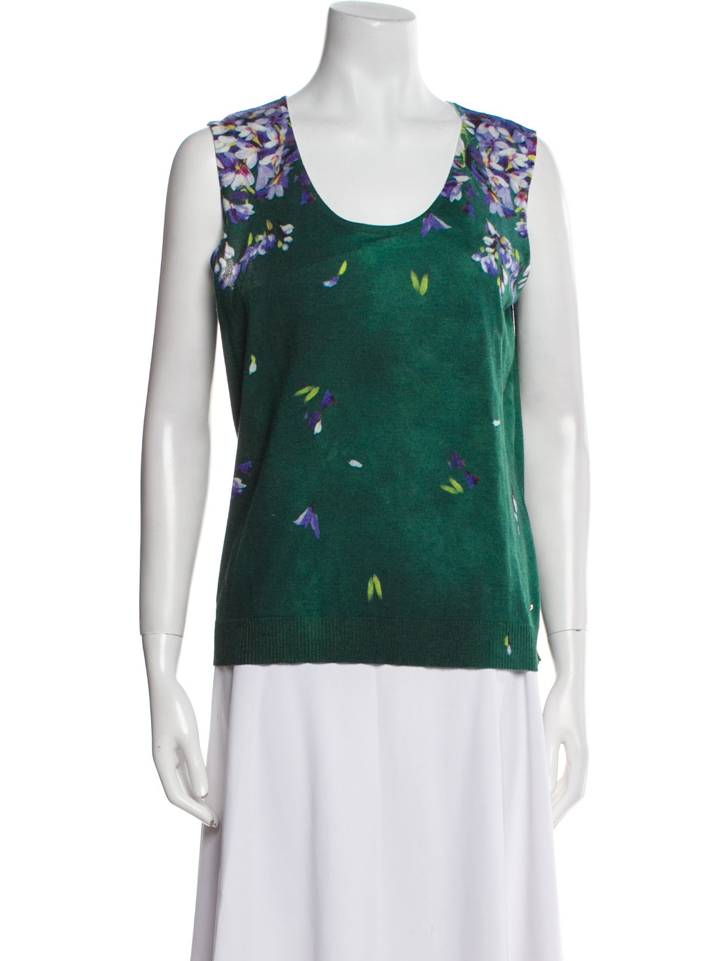 Escada Wool Printed Top