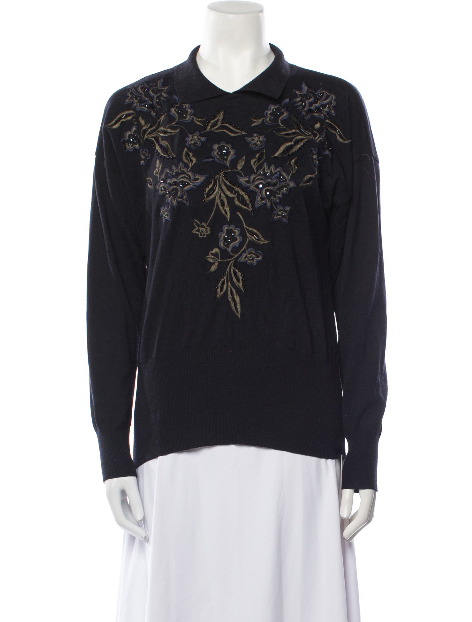 Escada Wool Printed Sweater