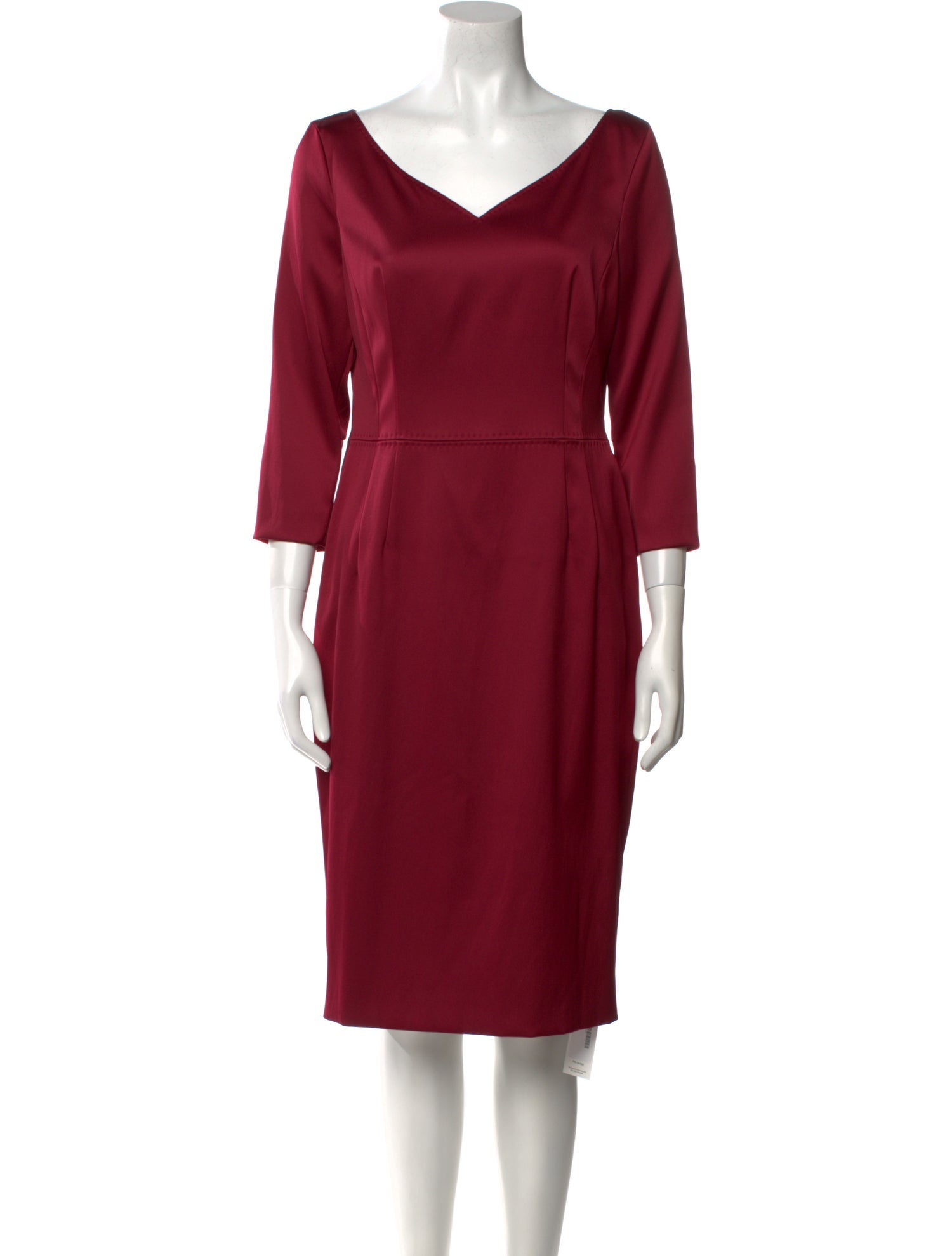 Escada V-Neck Knee-Length Dress
