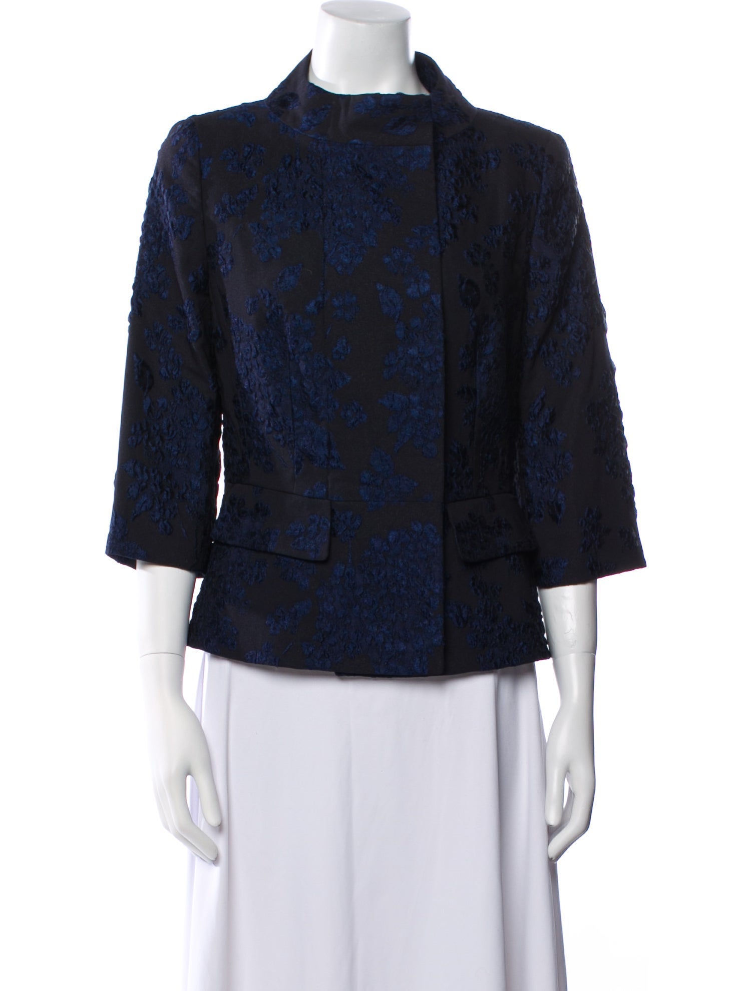 Escada Floral Print Evening Jacket