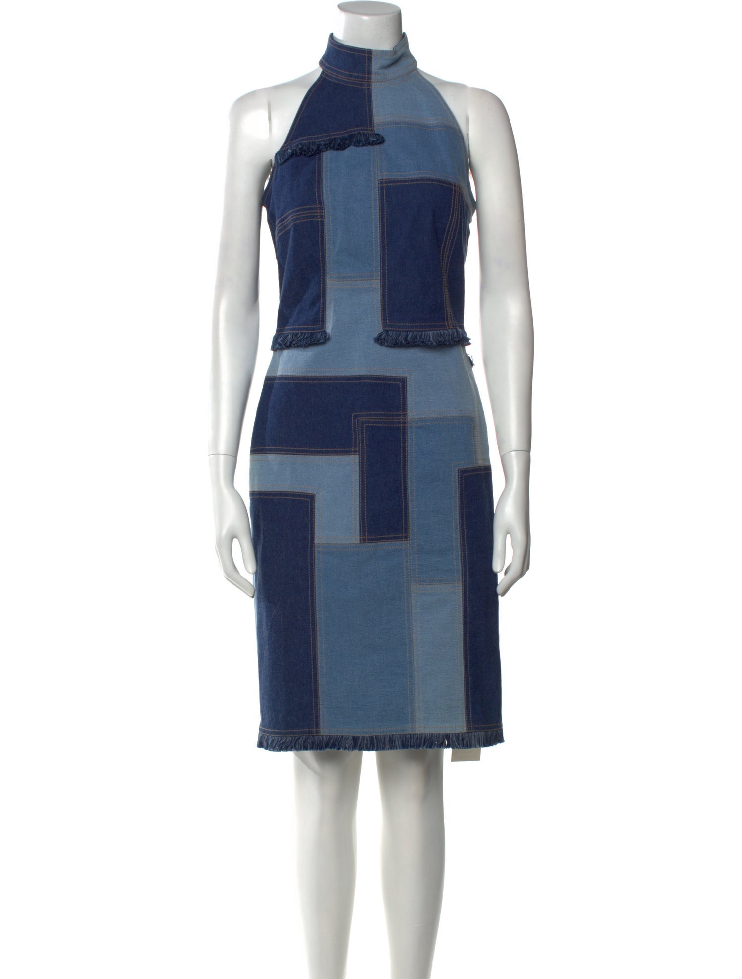 Escada Printed Knee-Length Dress