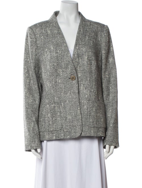 Escada Alpaca Tweed Pattern Blazer