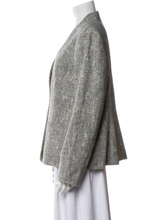 Escada Alpaca Tweed Pattern Blazer