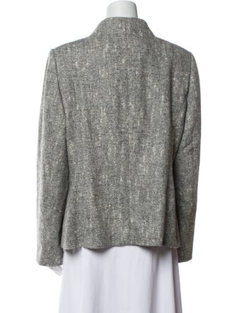Escada Alpaca Tweed Pattern Blazer