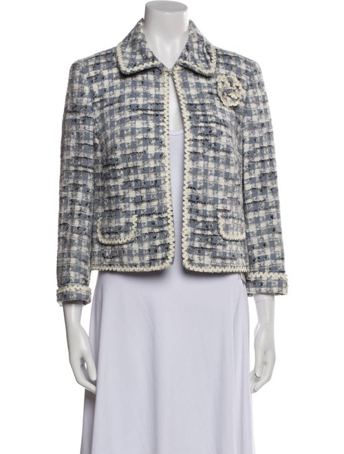 Escada Wool Tweed Pattern Evening Jacket