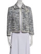 Escada Wool Tweed Pattern Evening Jacket