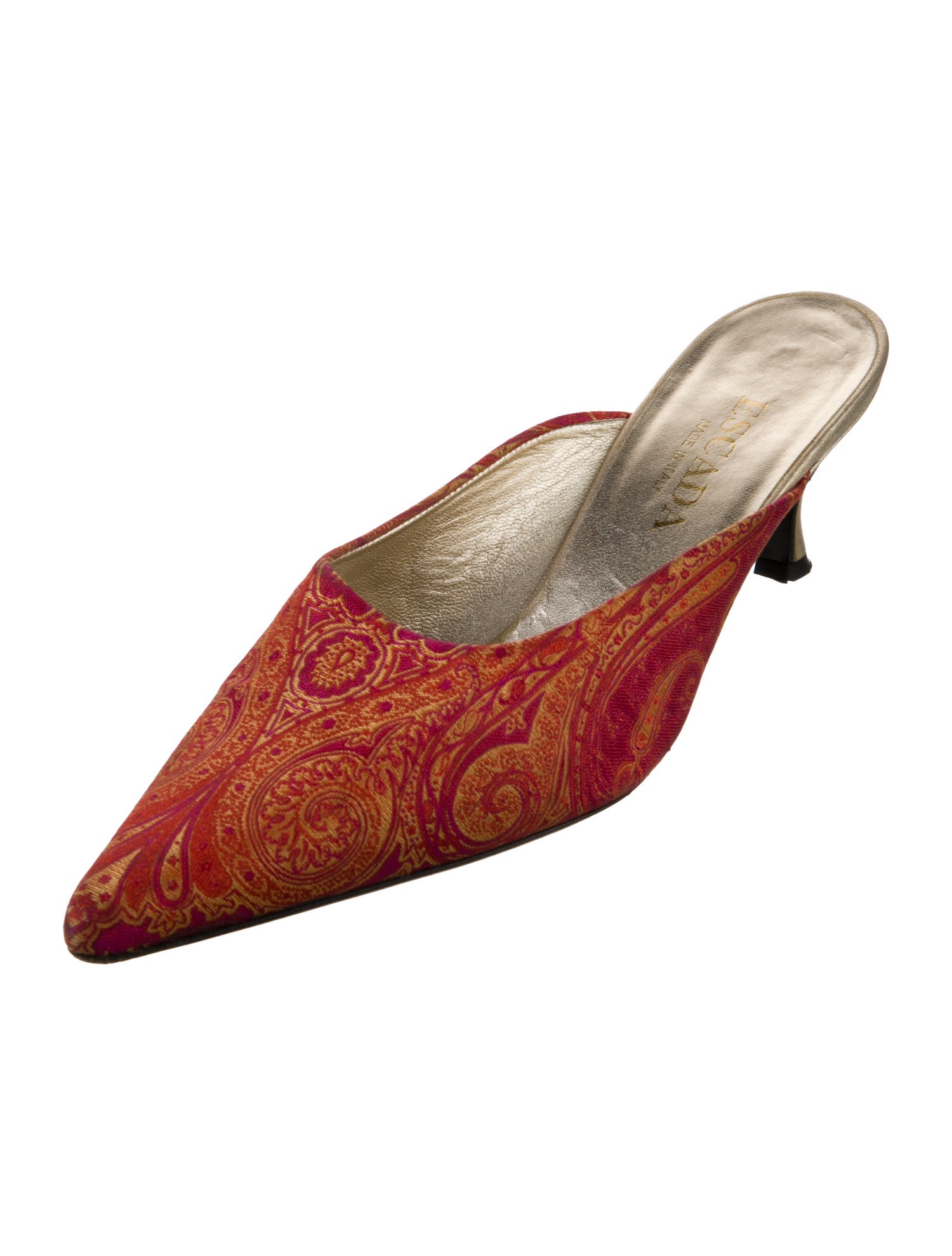 Escada Animal Print Mules