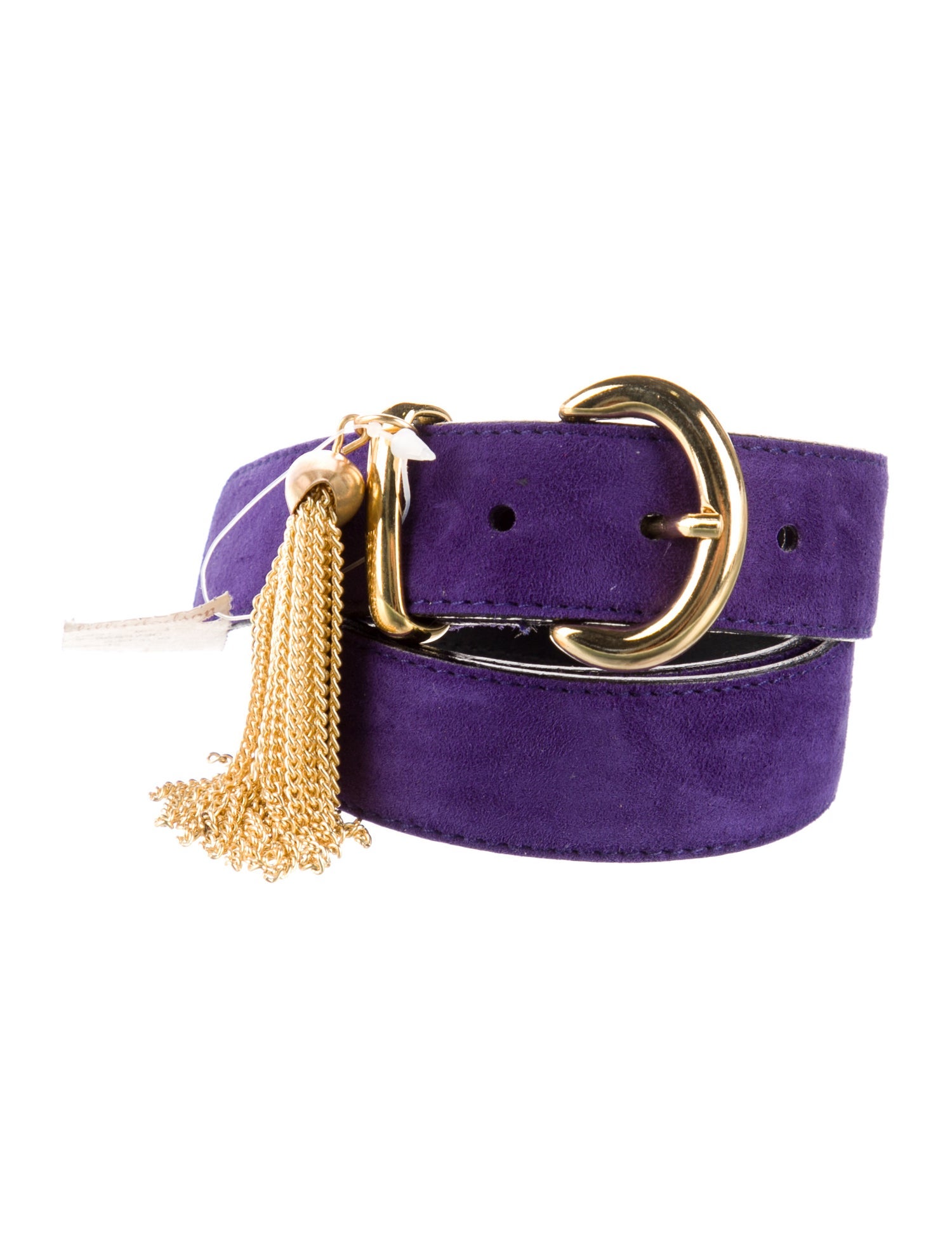 Escada Skinny Suede Belt