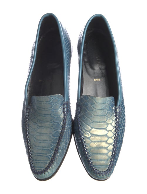 Escada Snakeskin Loafers