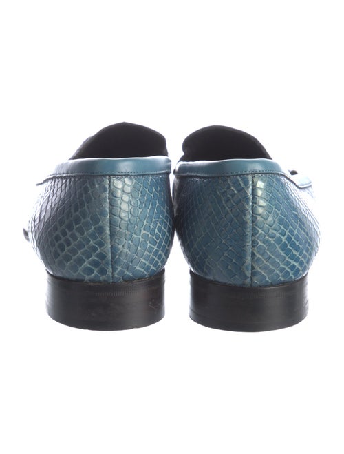 Escada Snakeskin Loafers