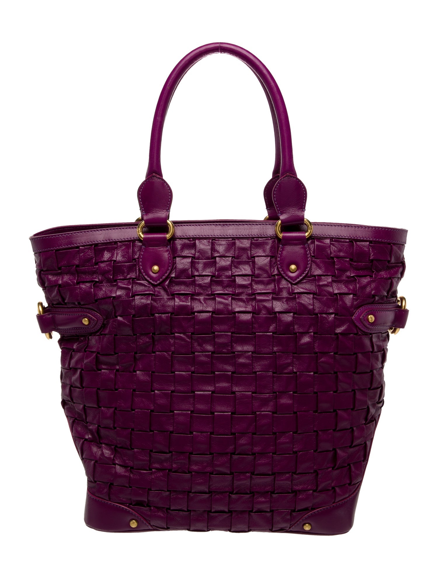 Escada Leather Top Handle Bag