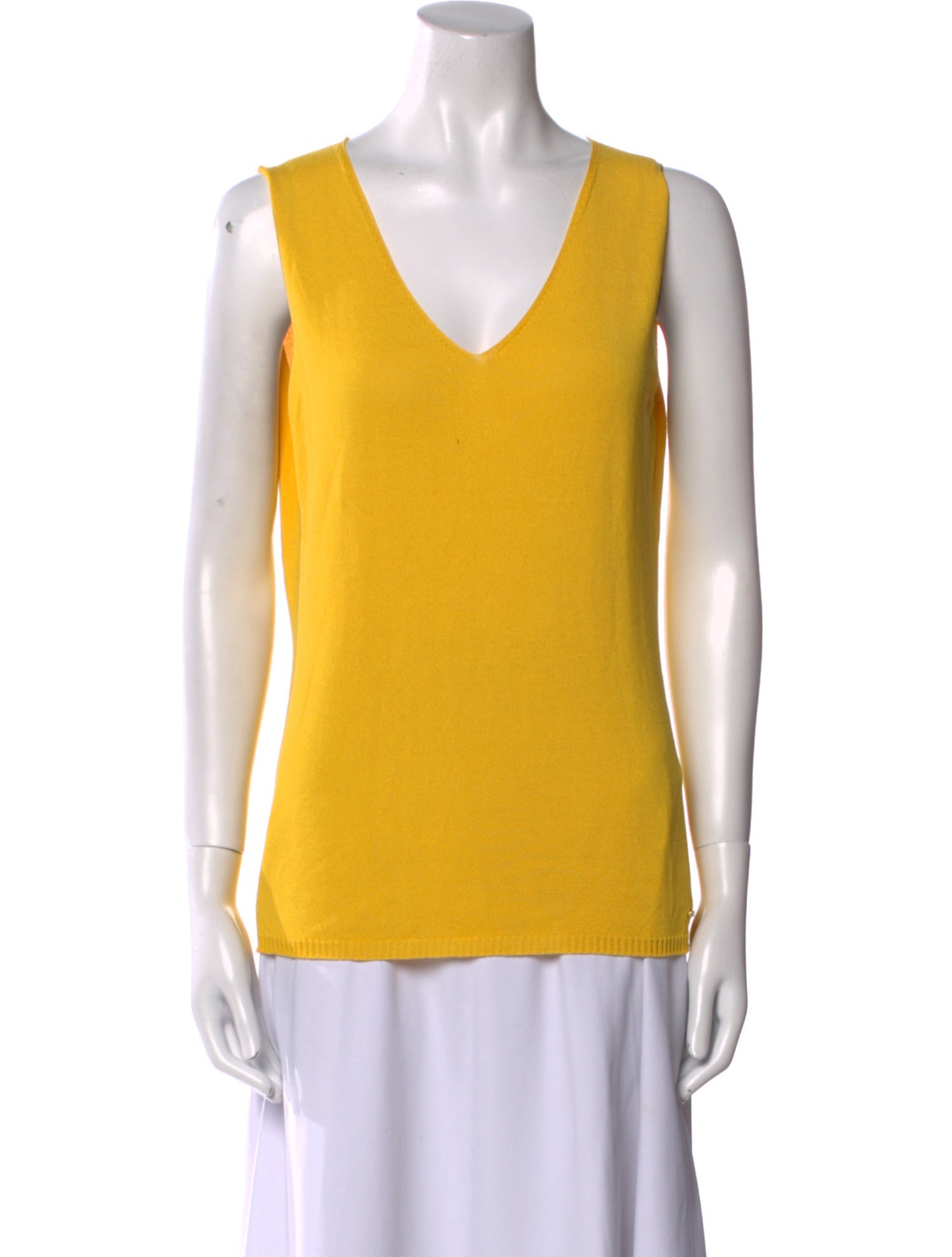 Escada V-Neck Sleeveless Top