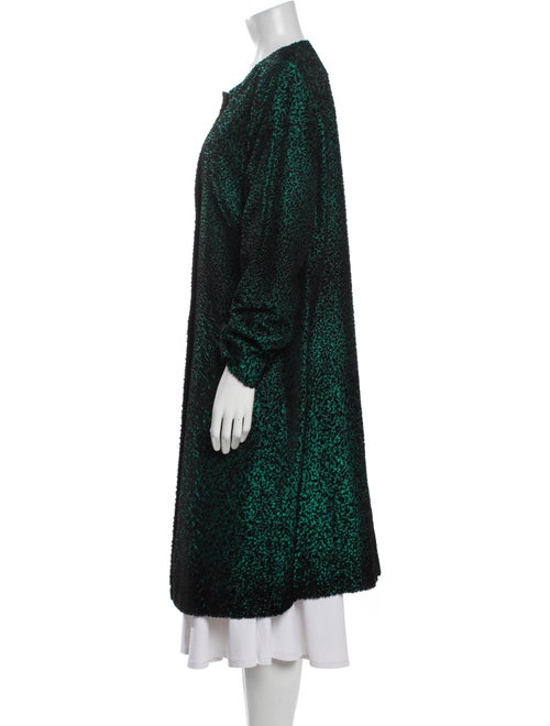 Escada Silk Tweed Pattern Coat