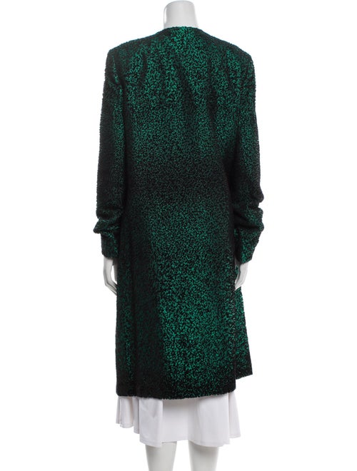 Escada Silk Tweed Pattern Coat
