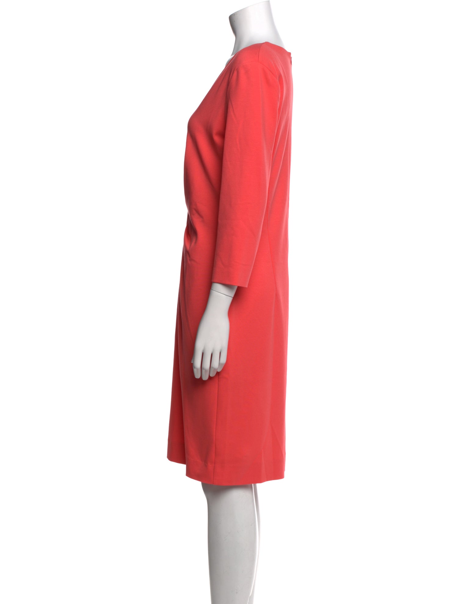 Escada V-Neck Knee-Length Dress