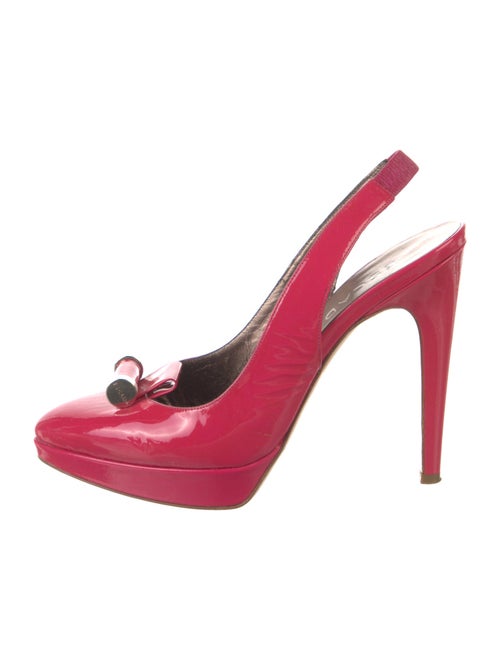 Escada Patent Leather Slingback Pumps
