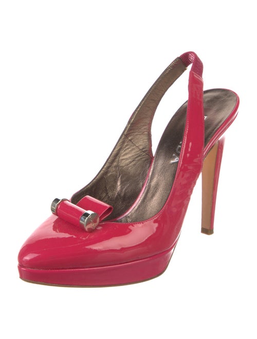 Escada Patent Leather Slingback Pumps