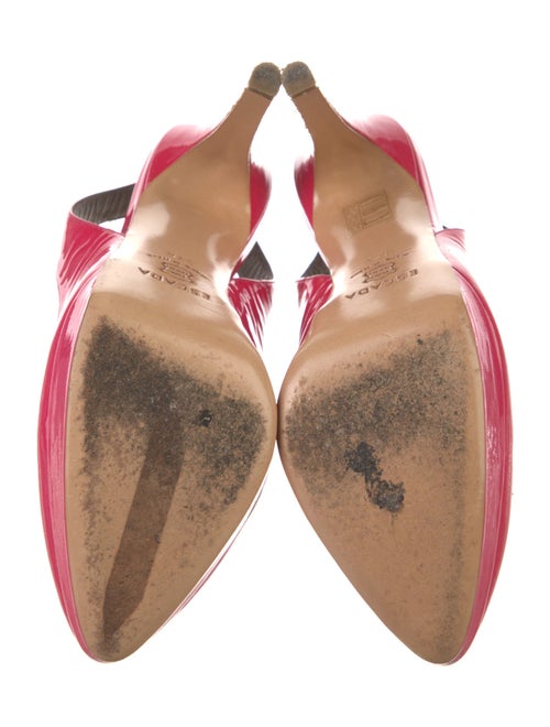 Escada Patent Leather Slingback Pumps