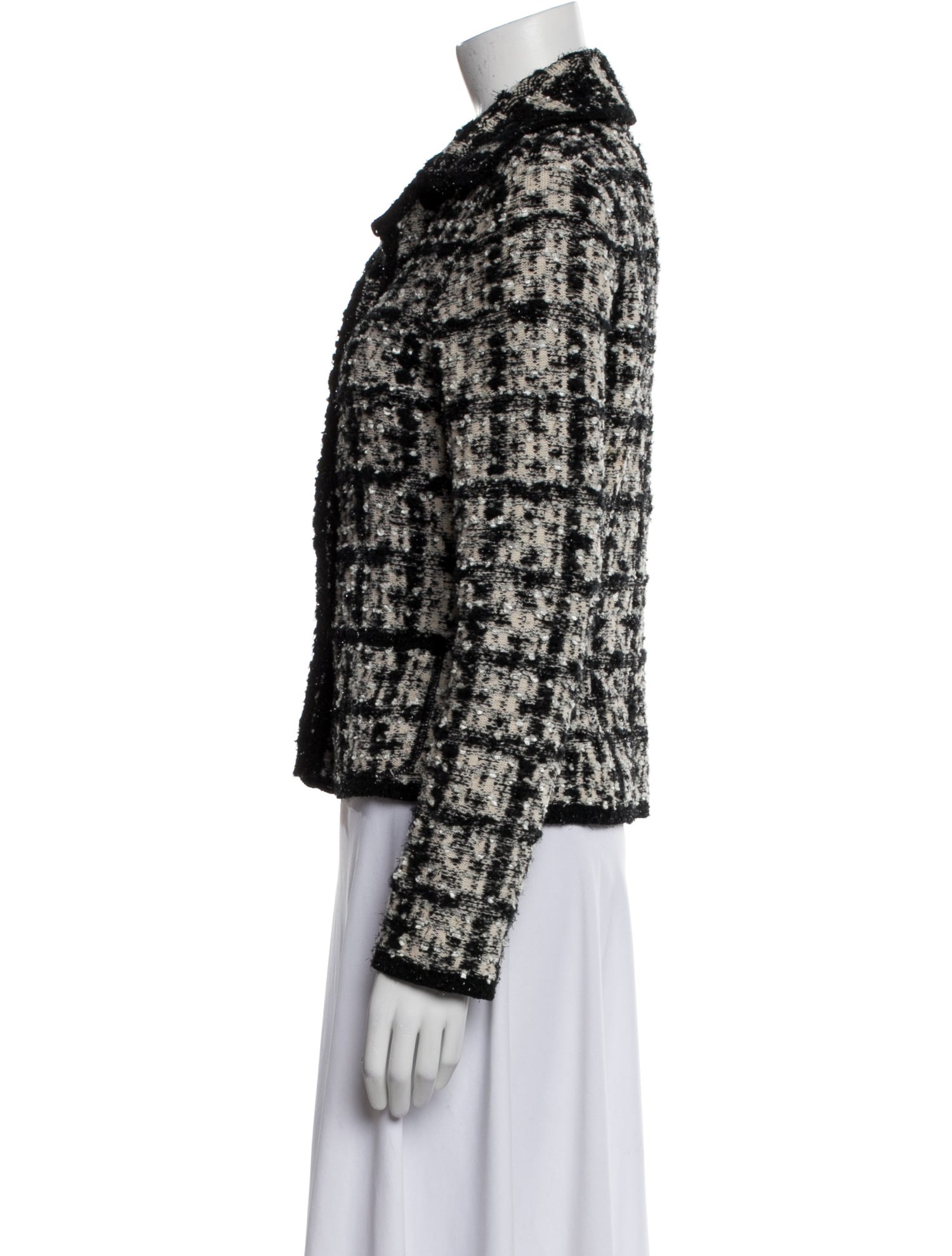 Escada Virgin Wool Printed Blazer