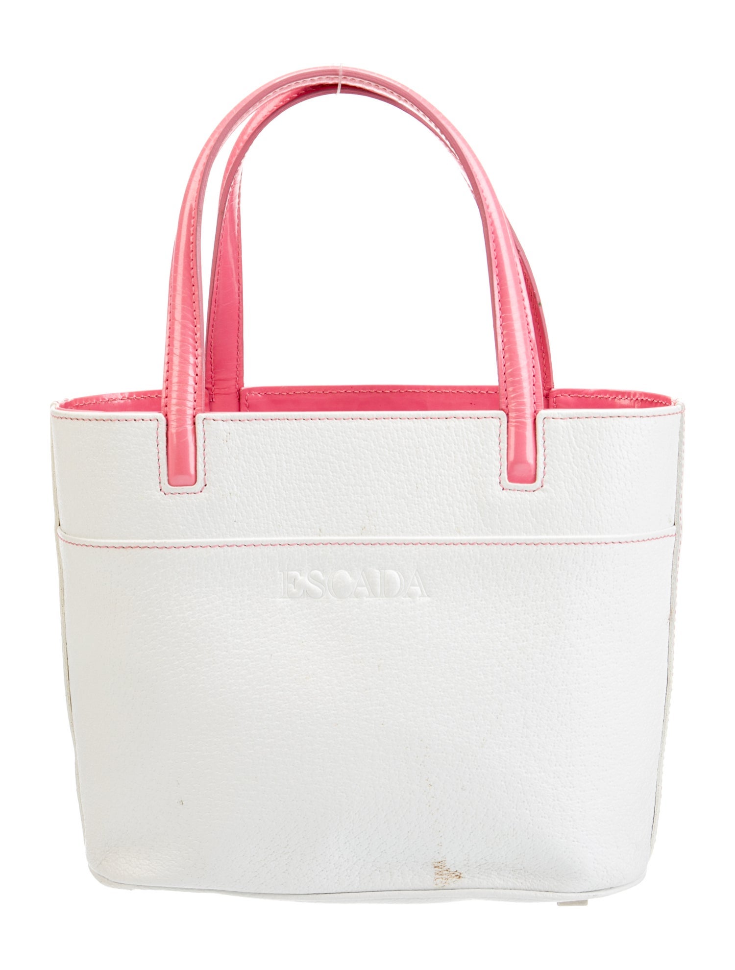 Escada Leather Top Handle Bag