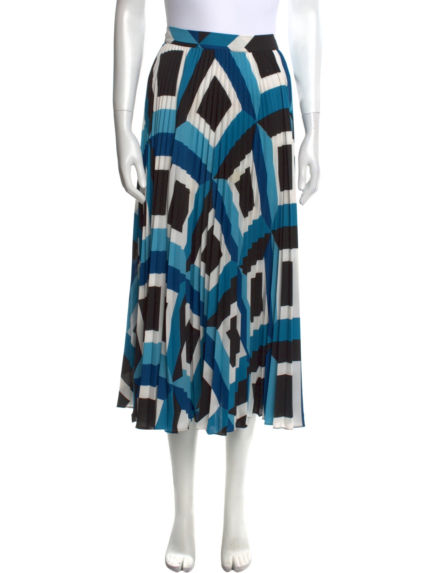 Escada Printed Midi Length Skirt