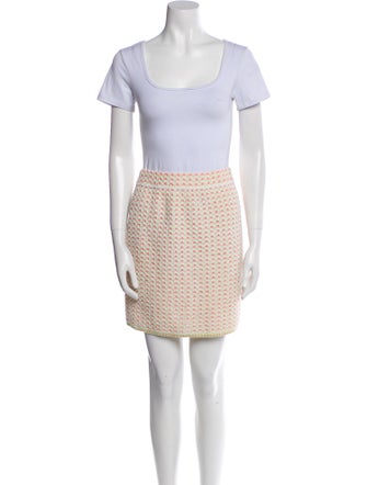 Escada Tweed Pattern Skirt Set