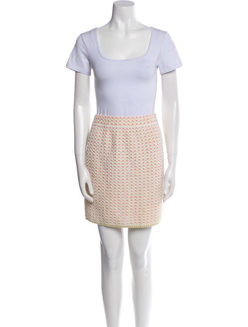 Escada Tweed Pattern Skirt Set