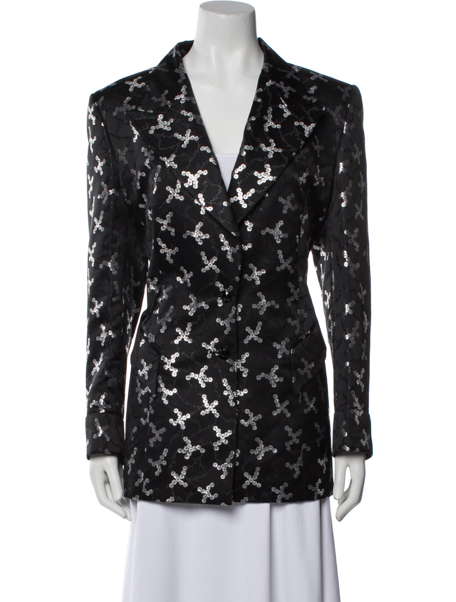 Escada Floral Print Evening Jacket