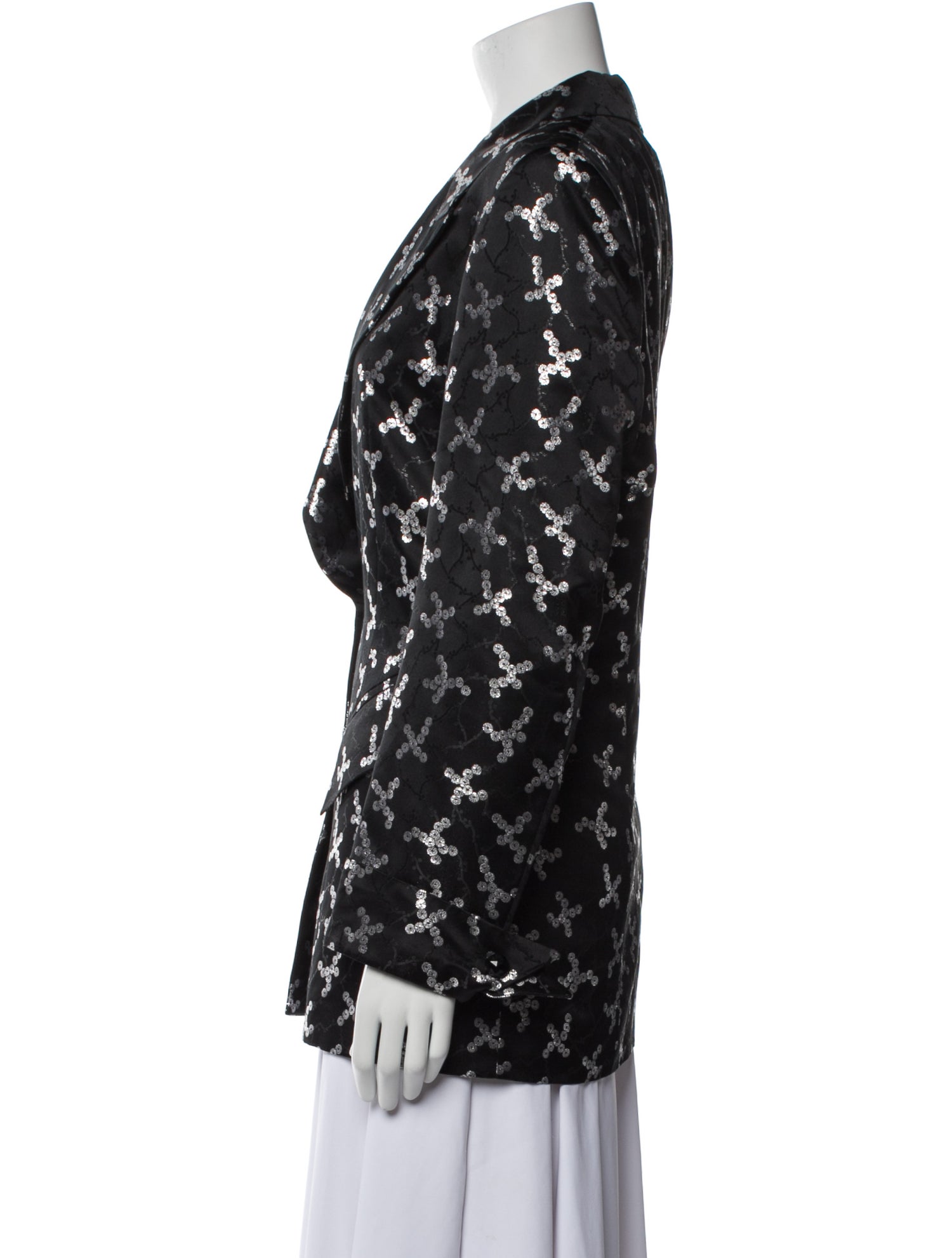Escada Floral Print Evening Jacket